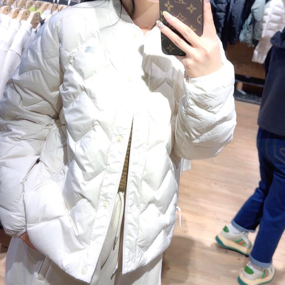 韩国直邮SOTSO菱格轻量羽绒服