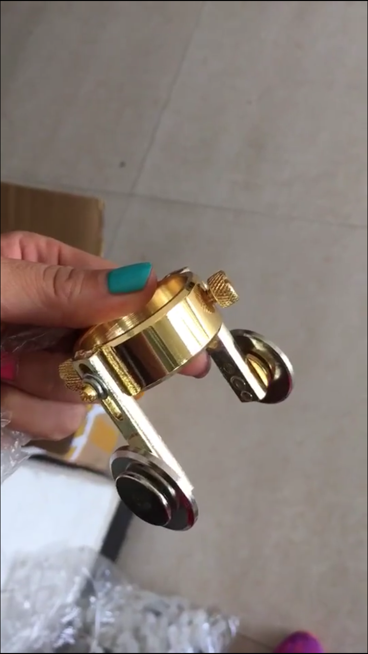 手持式p80土豪金枪头滚轮架 加厚耐用 正品张氏牌