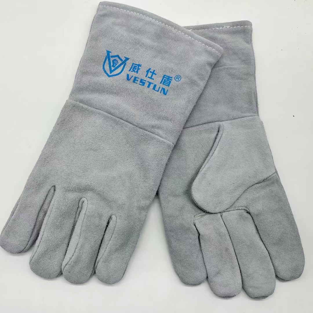正品威仕盾双层焊工手套 35公分