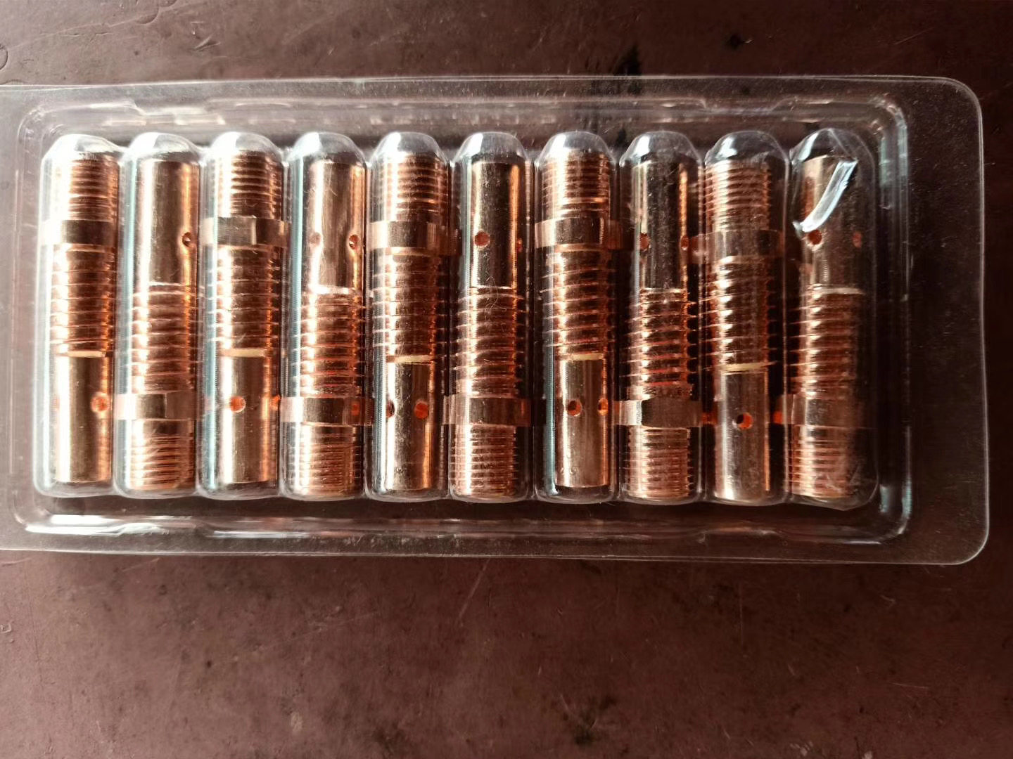 氩弧焊枪导流体 wp系列焊枪用 2.4-3.2 紫铜材质