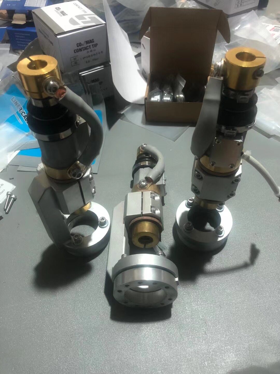 机器人焊枪防撞器 铝支架 自动焊防碰撞配件