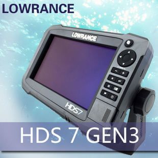 HDS 美国LOWRANCE 路亚钓鱼船劳伦斯侧扫探鱼器 GEN3 中文现货