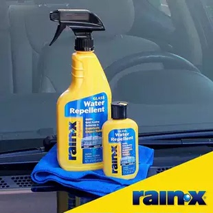 RAINX汽车防雨剂后视镜驱水抗污镀膜台风强除清洁防雾组合 500ml