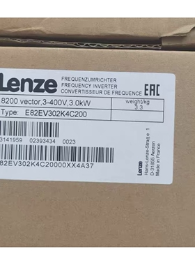 Lenze/伦茨变频器 8200系列型号：E82EV302K4C200