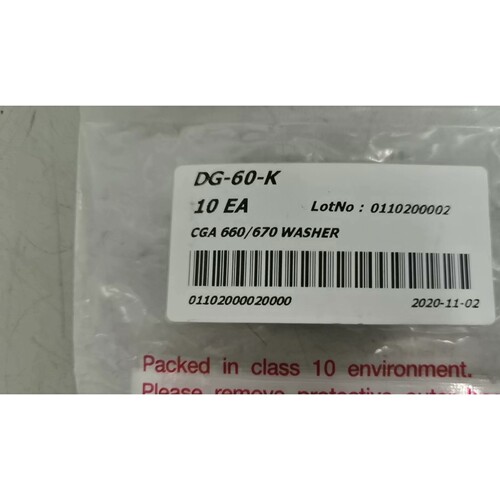 日本JSK  CGA660 /670 钢瓶垫片  PCTFE材质 DG-60-K