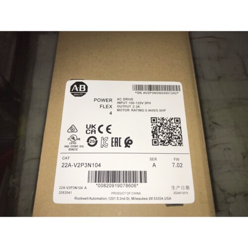 AB 变频器22A-V2P3/v1p5/v4p5n104 a2p1n103议价