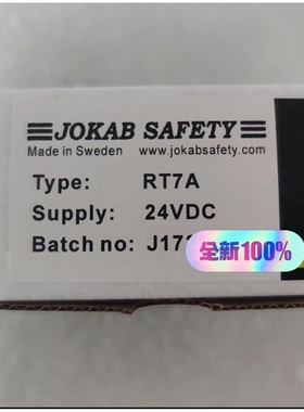 原装正品jokab安全继电器RT7A 24VDC ABB RT7A，2TLA010028R2000
