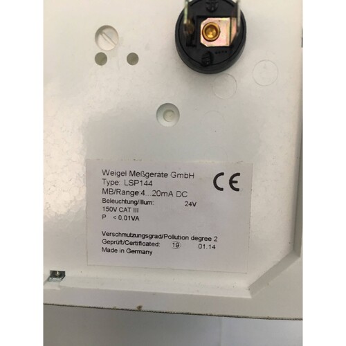 德国PLEIGER  船用阀门遥控压力指示LSP-144AB91007B516 0-1.6MPa