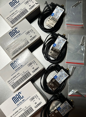 MAC电磁阀34B-L00-GEMC-1KA 1258 2024全新原装进口