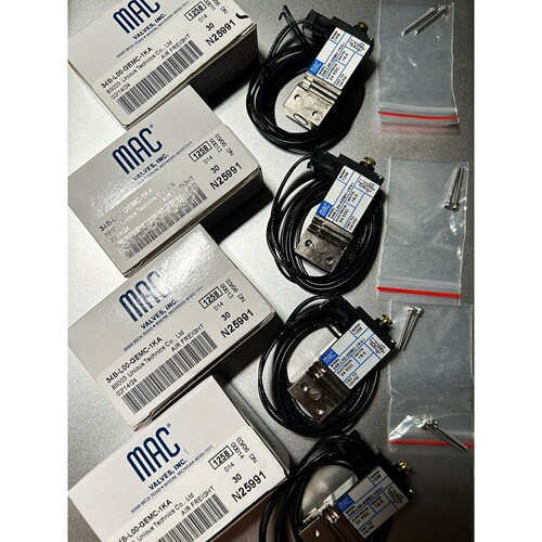MAC电磁阀34B-L00-GEMC-1KA 1258 2024全新原装进口