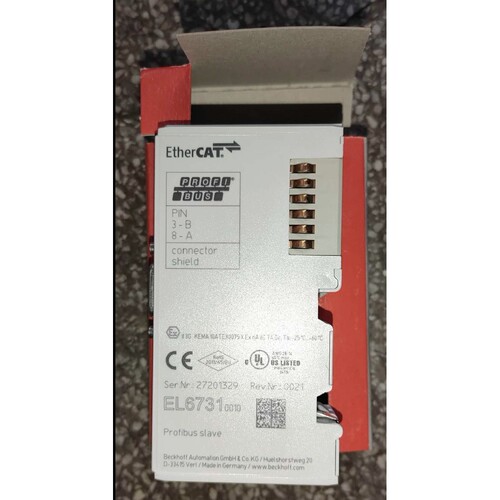 EL6731-0010 倍福模块支持EtherCAT和Profibus通讯，Profibus从站
