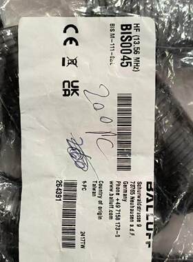 BIS0045巴鲁夫高频数据载体磁块M-111-02/L