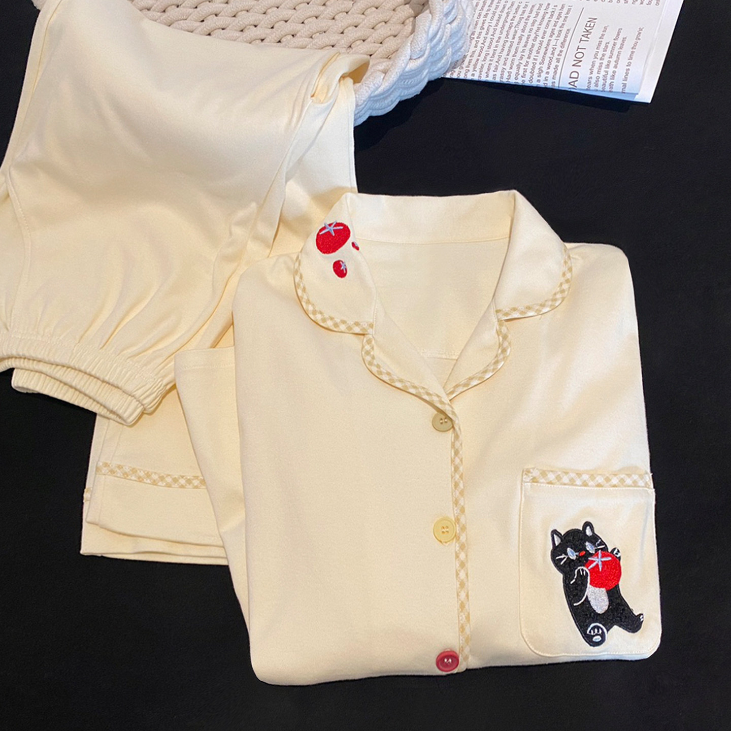 纯棉睡衣春秋冬季长袖可爱家居服