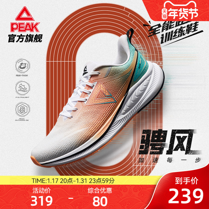 匹克骋风态极跑步鞋春季新品男女训练鞋减震支撑跑鞋运动鞋子女鞋