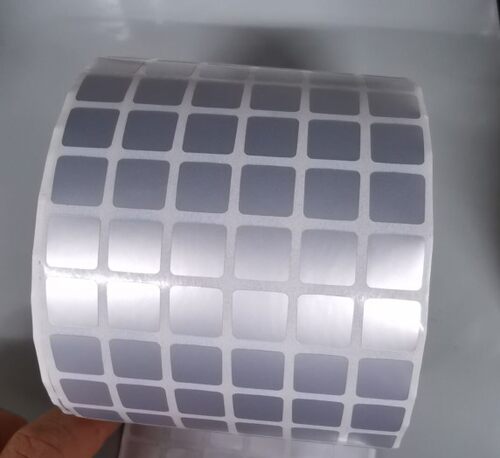 方形亚银哑银pet条码标签纸