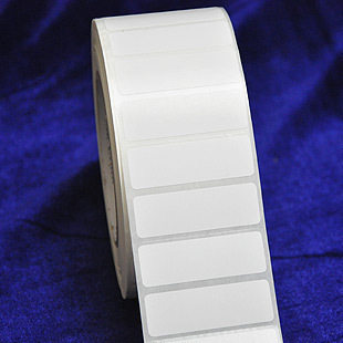 亮白pet/pvc标签纸单排40*20*2000张白色pet防水不干胶条码打印纸