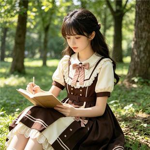 夏季新款lolita可爱洋装软妹裙大码微胖mm洛丽塔连衣裙显瘦200斤