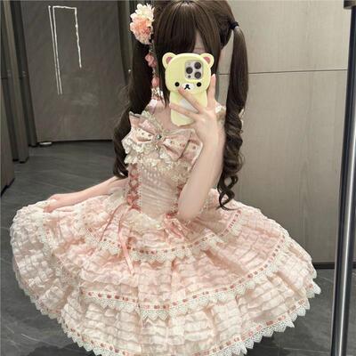 花笺曲Lolita原创洛丽塔洋装jsk芭蕾日常连衣裙lolita生日礼服