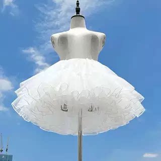 lolita裙撑现货四层暴力无骨软纱40CM洛丽塔蓬蓬裙撑日常