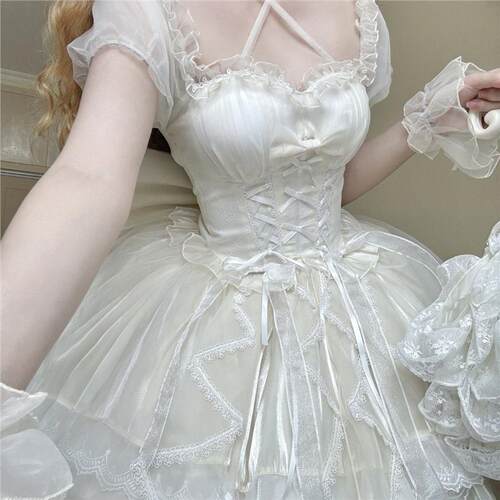 洛丽塔lolita原创琉璃幻境lolita  洋装洛丽塔公主裙可爱甜美