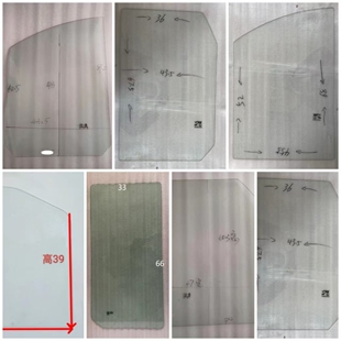 推拉钢化玻璃牛电宗申金彭淮海盛昊三轮电动车手摇窗片钢化玻璃