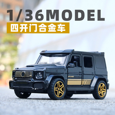吉普车合金模型儿童玩具回力汽车