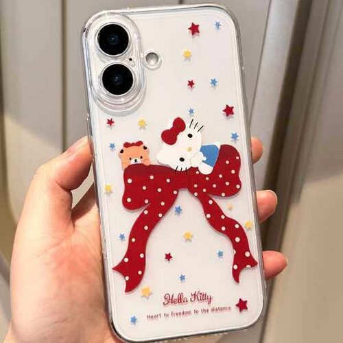 小猫适用苹果17iphone16promax可爱15挂绳14透明13软12手机壳女生