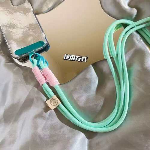 纯色手机包挂绳长款斜挎短款手提都有多用途包包背夹挂绳手机挂件