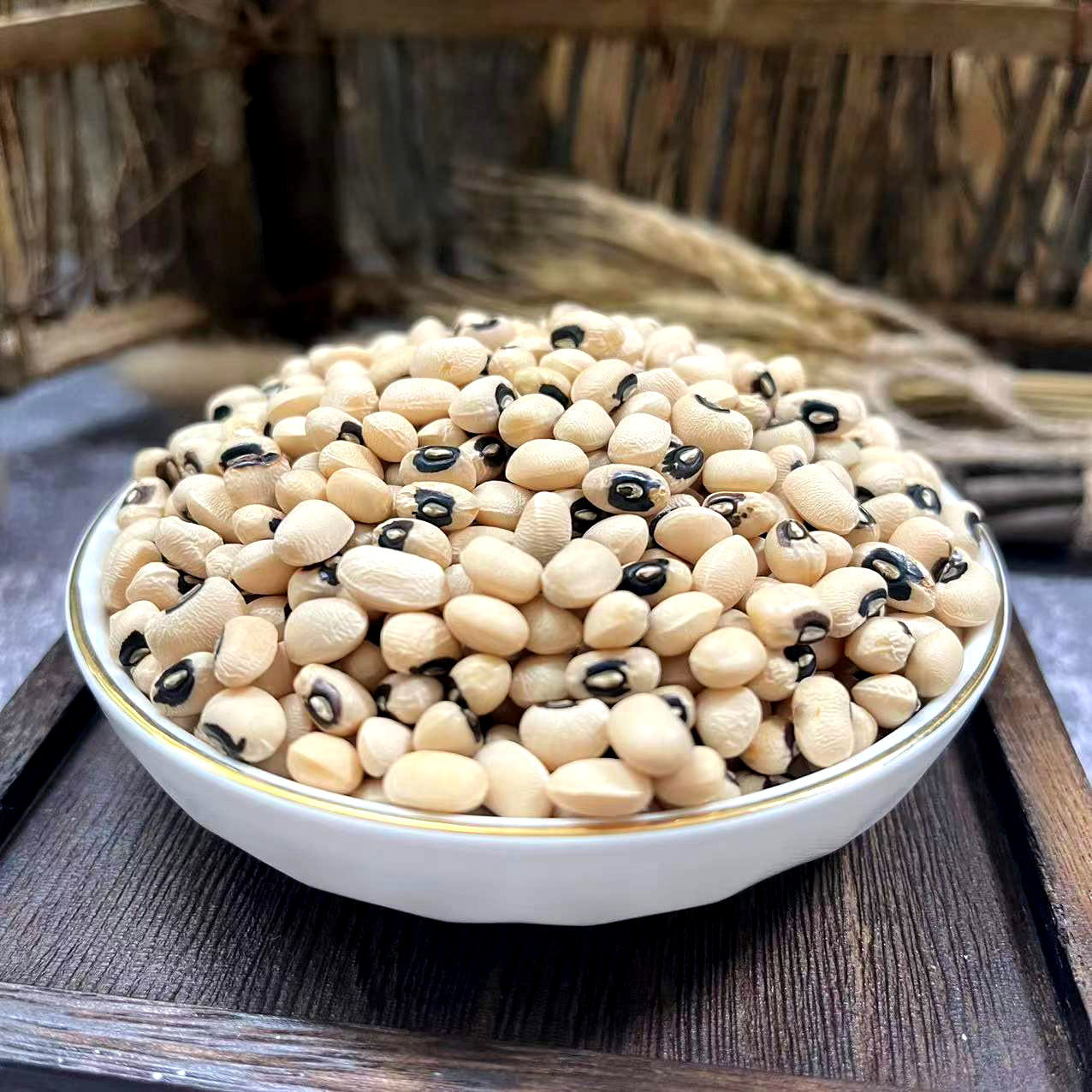 白豇豆2500g五斤装五谷杂粮农家自产白豇豆白豆熬粥豆类粗粮煲汤