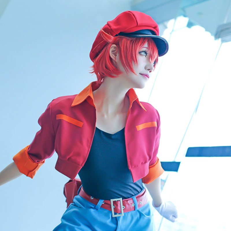 【亲漫园】工作细胞红细胞赤血球cos服cosplay服装女全套现货包邮