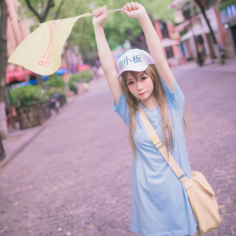 【亲漫园】工作细胞超萌可爱血小板cos服cosplay服装女全套包邮