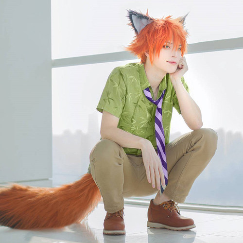 亲漫园疯狂动物城狐狸尼克cos服