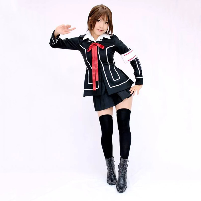 【亲漫园】吸血鬼骑士玖兰黑主优姬cos服黑制服校服cosplay服装女
