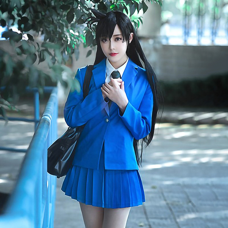 亲漫园柯南毛利兰派对女裙cos服