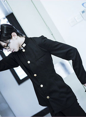日本动漫在下坂本有何贵干坂本cos服装男cosply中山装cosplay服装