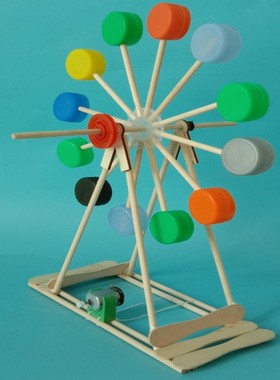 学生自制摩天轮废物科技小制作
