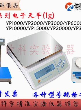 YP3000实验室电子天平秤YP2000/6000/10000/15000/200000/1g 佑科
