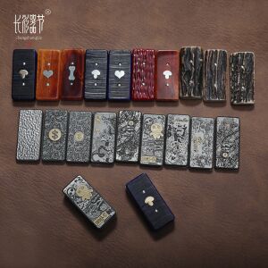 SAO哥限量定制鹿角和骨推牌无限位花式推牌EDC解压玩具收藏把玩