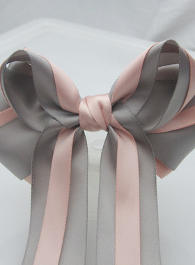 丽龙湾 手工蝴蝶结发饰发夹发卡头饰头花 韩国顶夹弹簧夹边夹105