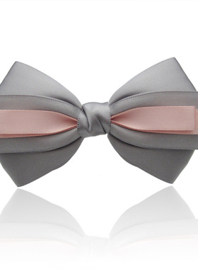 丽龙湾 原创手工蝴蝶结发饰发夹 韩国边夹发卡头饰