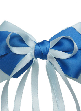 丽龙湾 手工蝴蝶结发饰发夹发卡头饰头花 韩版流苏弹簧夹顶夹432