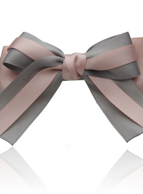 丽龙湾 手工蝴蝶结发夹发卡发饰头饰 韩版弹簧夹顶夹边夹发圈102