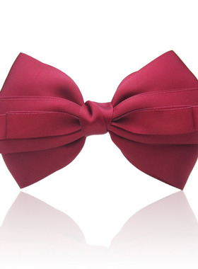 丽龙湾手工蝴蝶结发饰头饰 001本命年发夹 韩国顶夹