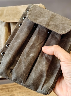 SOLOKING纯手工帆布收纳包配件拉链A6活页钱包手账活页A5内袋替代