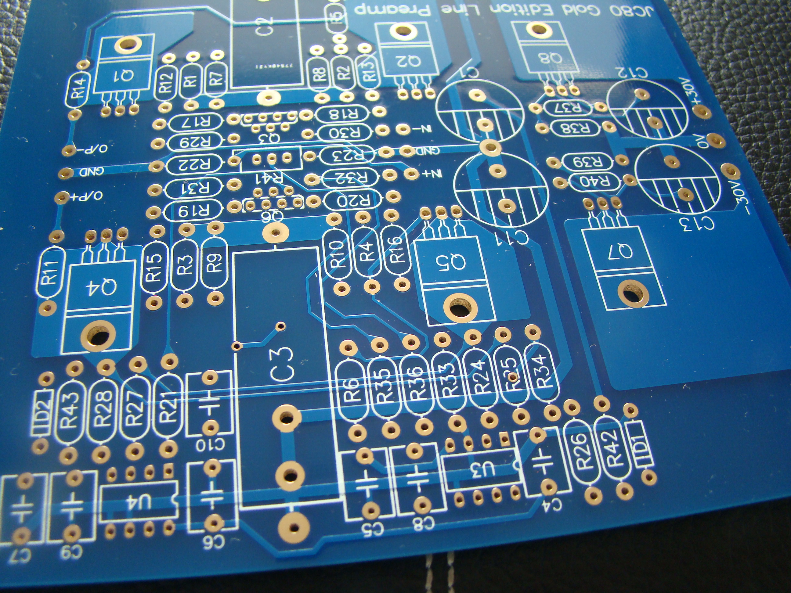 全场管经典发烧前级JC80 GOLD EDITION镀金前级板每声道