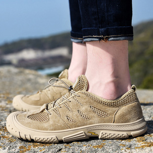 涉水鞋男户外溯溪鞋男透气速干防滑钓鱼鞋网面沙滩凉鞋透气防滑