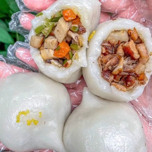 顺丰温岭炊圆糯米圆 猪肉糯米团 台州特产农家小吃糕点饭店点心