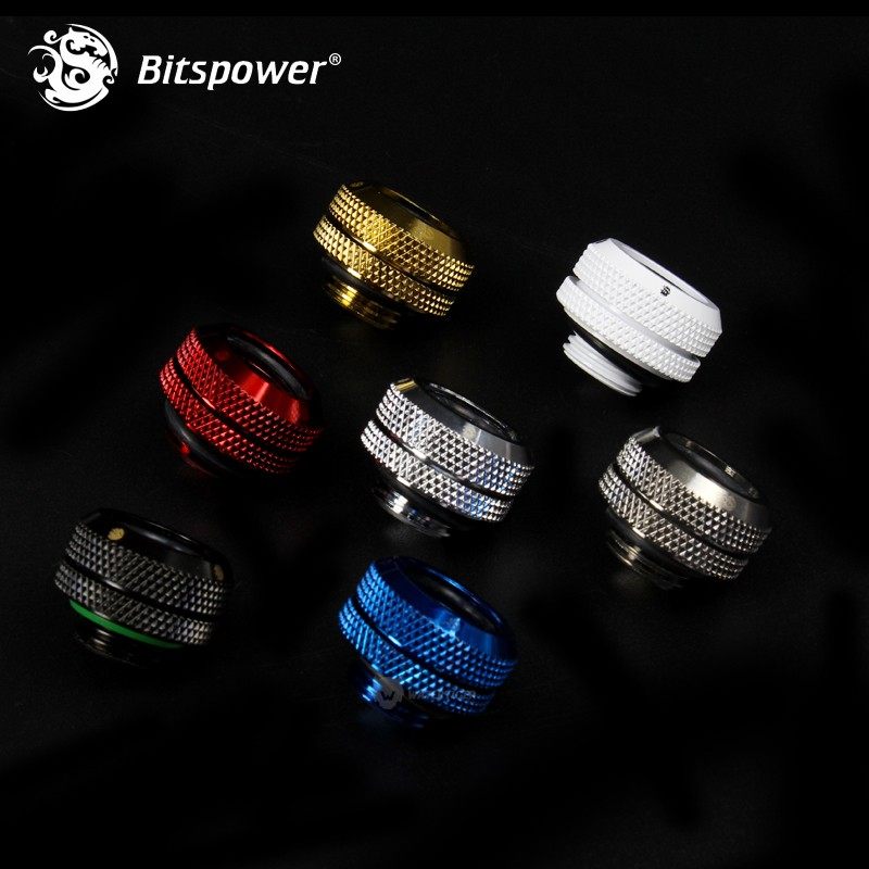 Bitspower14mm多色硬管快拧接头
