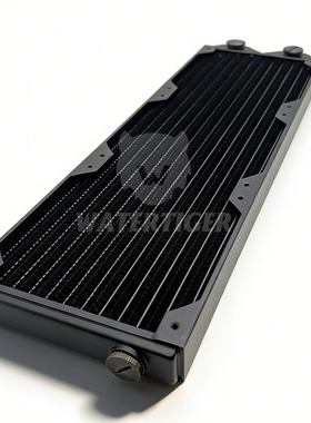 25mm纯铜超薄360水冷排/水冷散热排/散热器/换热器/3x120mm铜排