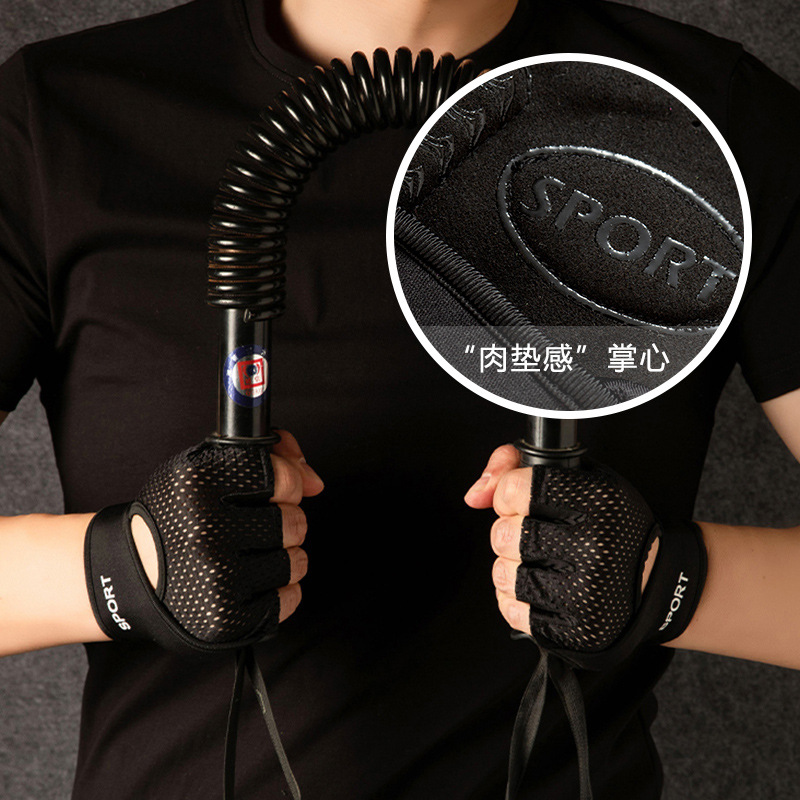 健身手套半指批发哑铃训练防滑